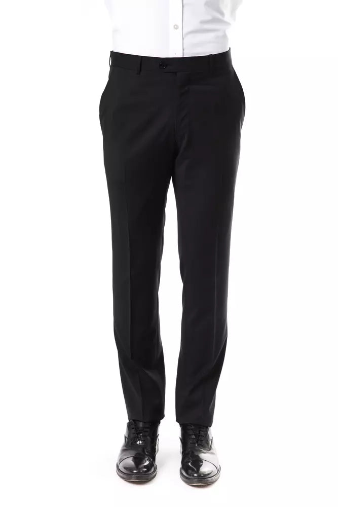 Uominitaliani Graue Wollhose für Herren